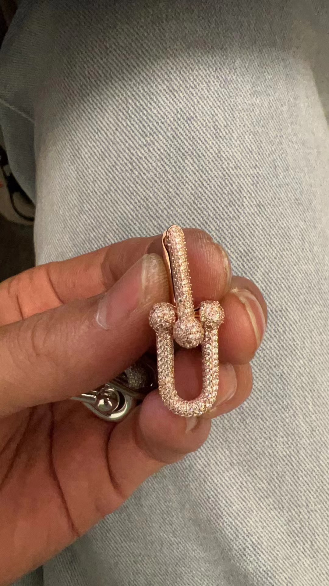 Sier Gold Earrings Dangle Chandelier Chain link Dia Designer fine jewelry Top Quality Women Mens couple fashion Wedding Party girlfriend custom sale