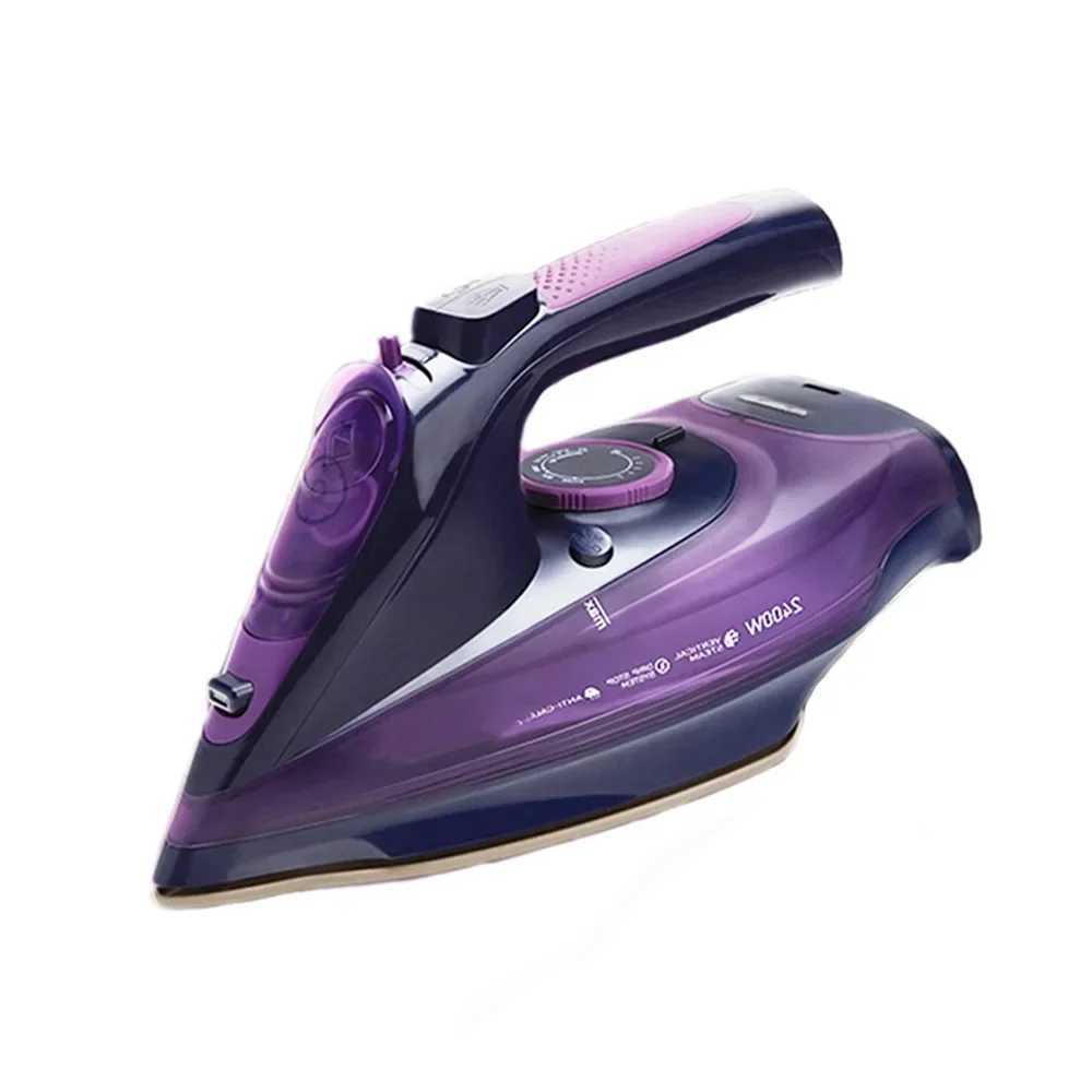 Cordless steam iron handheld 5-speed adjustable iron hine portable ceramic bottle board 2400W fabric steam machine self-cleaning Y241101