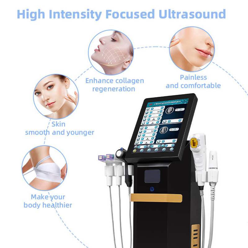 High Intensity Focused Ultrasound HIFU Machine Facial Anti-Aging HIFU Face Lift HIFU Korea Slimming Body Machine