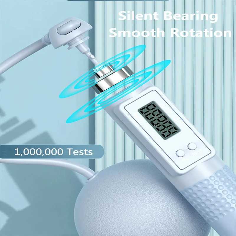 The digital skipping rope with a counter is suitable for outdoor or home use suitable for both adults and children without any worriesW241101