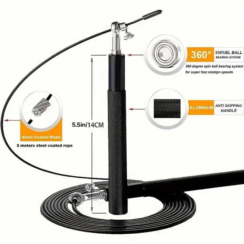 Profional Sports Jump Rope for Adult Fitn Weight Loss for Student Physical Education Colge Entrance ExamW241101