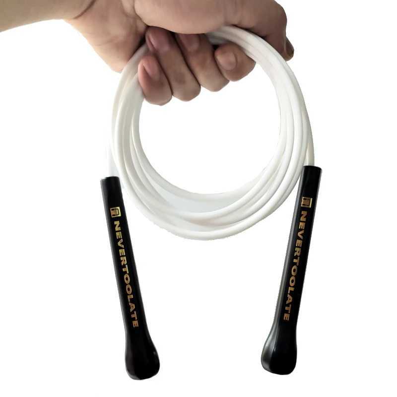 NEVERSTOOLATE TPU and PVC Ski Rope Quick Jump Rope Non Cross Fitness ExerciseW241101