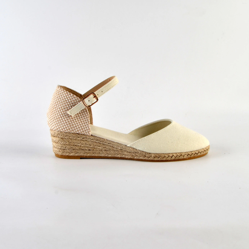 Sandals Women's Espadrilles Wedge-shaped Loafers Closed Toe Clasp Ankle Outdoor Comfort en Sole hurenlakeshoes hurenlakeshoes