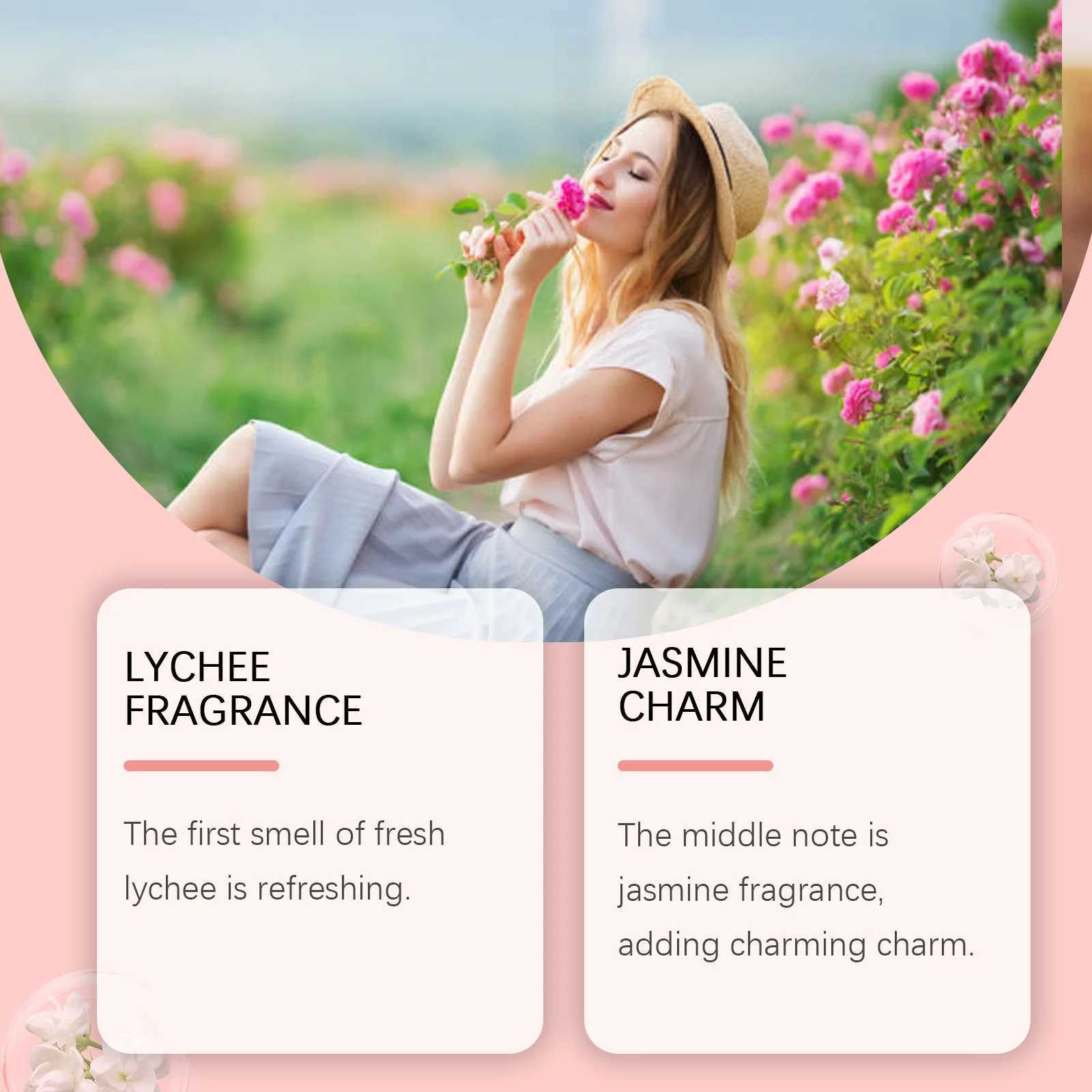 Womens lychee perfume plant fragrance persistent perfume attractive to men sexy seductive dating flirting female pheromone perfumeW241102