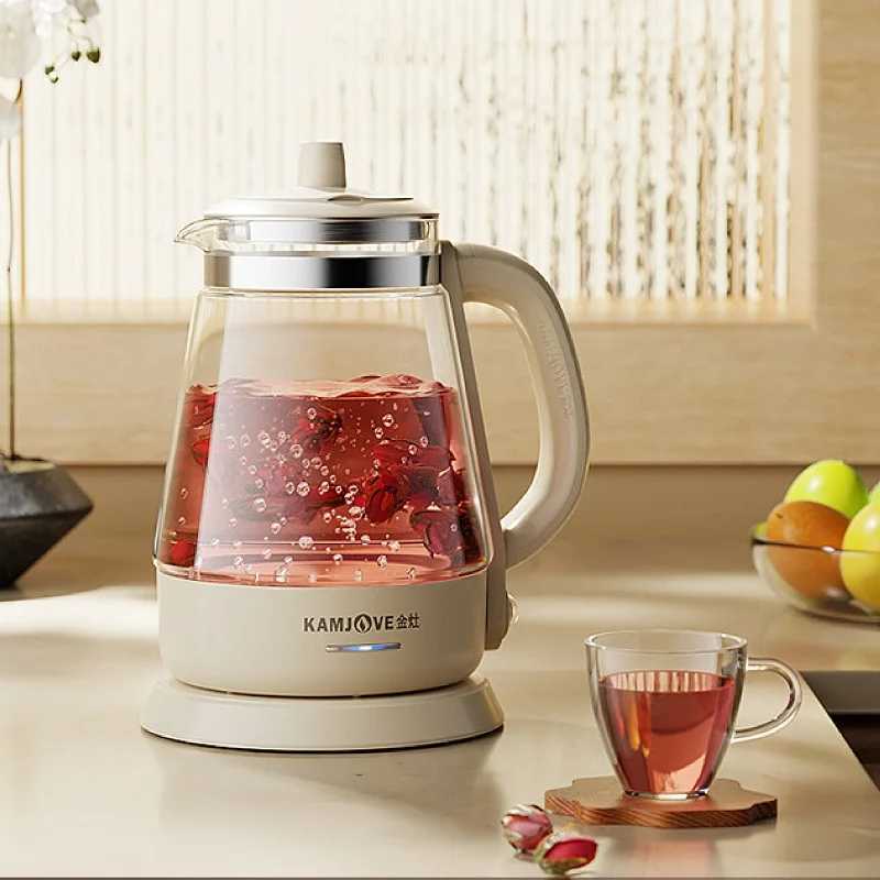 1000ml electric kettle high borosilicate boiling teapot Autatic keeps warm coffee pot Autatic power off 600W Y241102