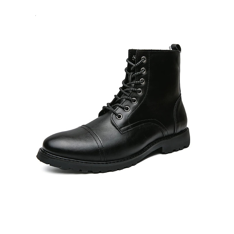 Pointed High Top Dress Shoes Mens Fashion Casual Chelsea Boots Mens Leather Boots Original High Quality Ankle Boots 241031
