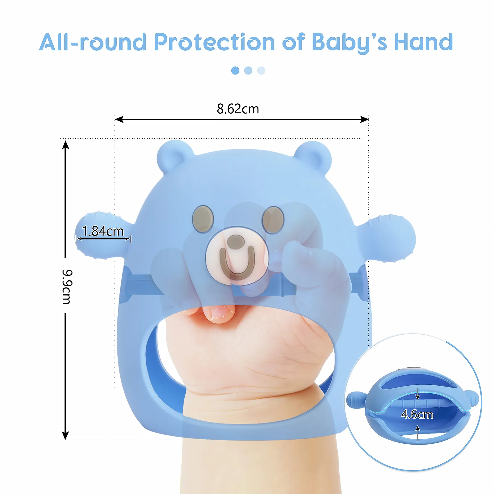 Kids new Teething Silicone Baby Nursing 2025 Teether gloves Pacifier Newborn Dental Care Durable Child Sucking Fingers Thumb Teether Toys
