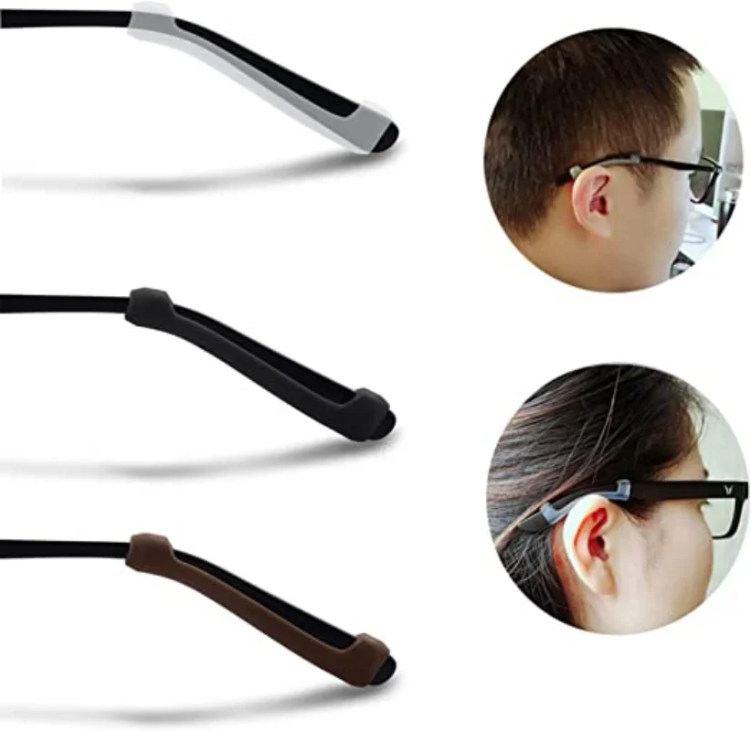 Silicone Glasses Anti-slip Sleeves Temple Tip Holder Eyeglasses new Grip Anti 2025 Slip Ear Hook Eyeglass Eye Glasses Eyewear Accessories