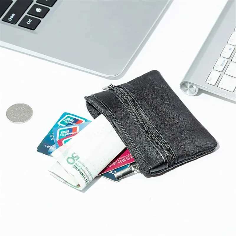 Women Men Coin Purse Men Small Bag Wallet Change Purses Zipper Mey Bags Children Mini Wallets Leather Key Holder carteiraXJ241111