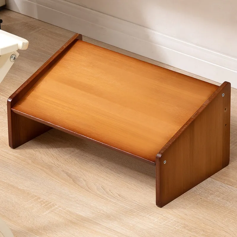 Modern Simple Footstool Office Desk Foot Rest Bathroom Toilet Wood new Feet Rest Household Footstool Raised Platform Under 2025 the Table