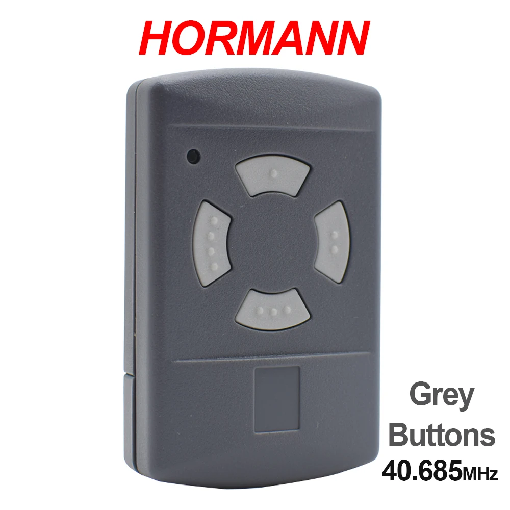 HORMANN 40.685 new mhz HS4 HSM4 HSE2 HSE4 2025 Garage Door Remote Control Duplicator HORMANN All Grey Button
