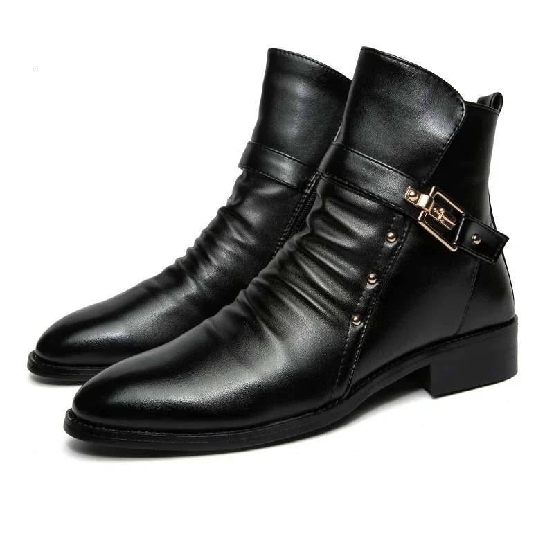 With Zip Pointed Toe mens shoes for spring and summer high-quality mens shoes for casual anti slip size 44 retro selling retro 45 241031
