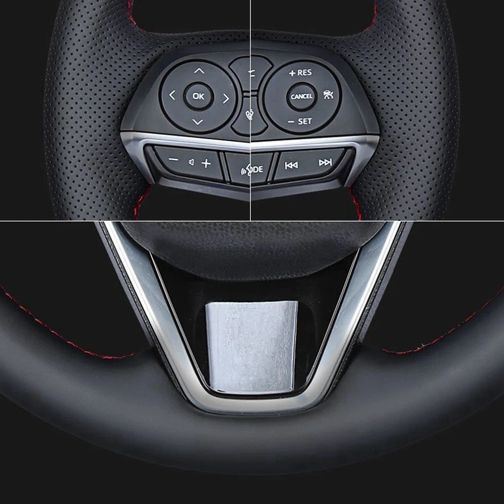 Braid DIY Car Steering Wheel Cover Anti-Slip Artificial Leather For Mini Cooper Hatchback R56/R57 Clubman Clubvan Coupe 3-Spoke