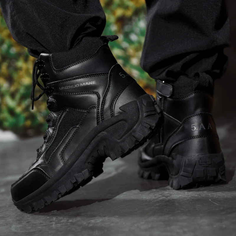 New Hiking Military Special Force Desert Combat Men Outdoor Trekking Camping Boots Man Tactical Boot Work Shoes 4a242