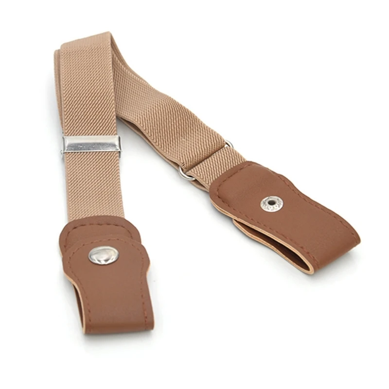 Buckle-Free Elastic Belt For Kid Stretch Belt new No 2025 Buckle Belt Buckle-free Belt Elastic Invisible WaistBelt pant Waistband