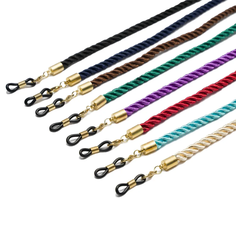 new Twist Rope Eye 2025 Glasses Strap New Design Sunglasses Lanyard Necklace Eyeglass Glasses Chain Cord Reading Glasses Strap Decoration