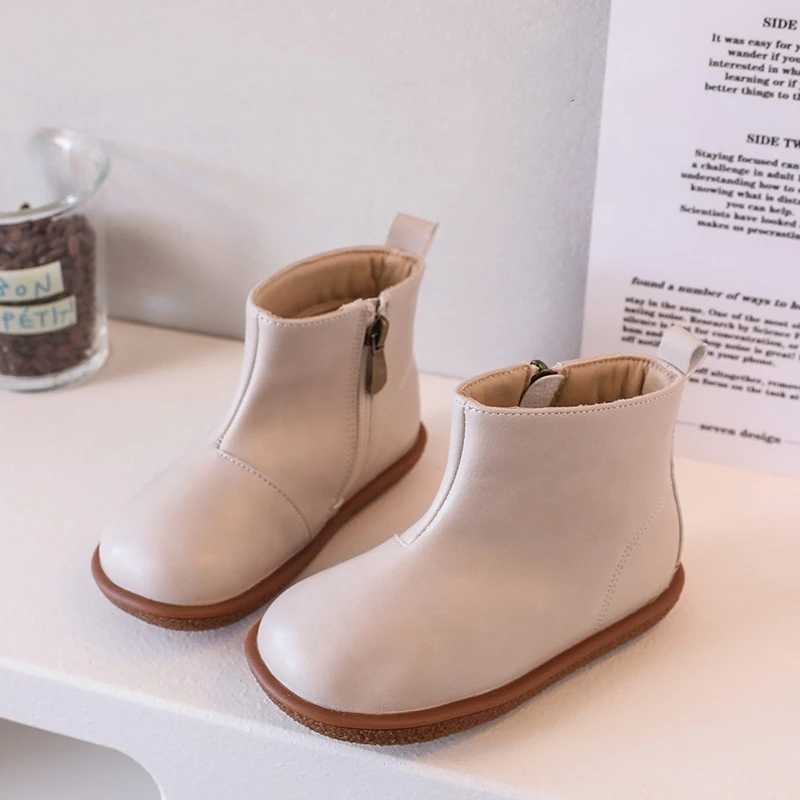 Winter baby girl snow boots soft high-quality grain denim boots childrens shoes warm plush lining boys fashionable boots childrens shoes M241102