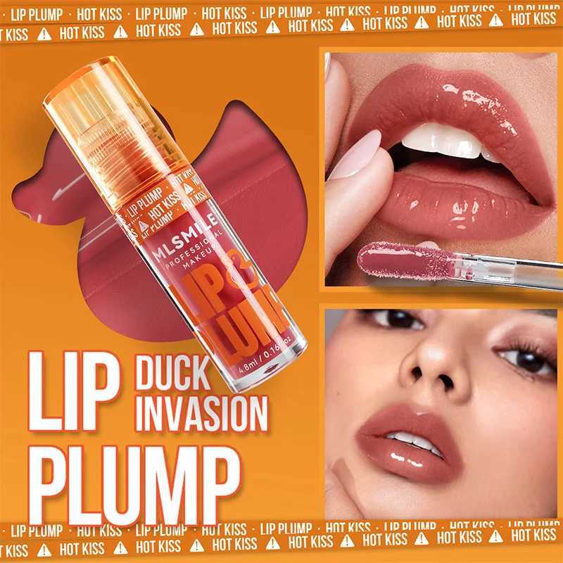 Transparent crystal jelly lipstick 6 color moisturizing mirror lipstick sparkling liquid lipstick duck berry lipstick W241101