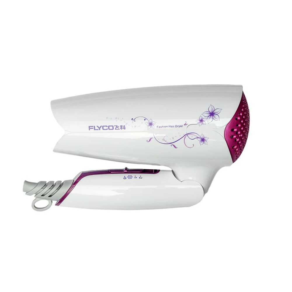 Hair Dryers FLYCO Hair Dryer Household Hair Dryer Heating and Cooling Air Hair Dryer Household Appliances High Power Hot Wind Low Noise 240401