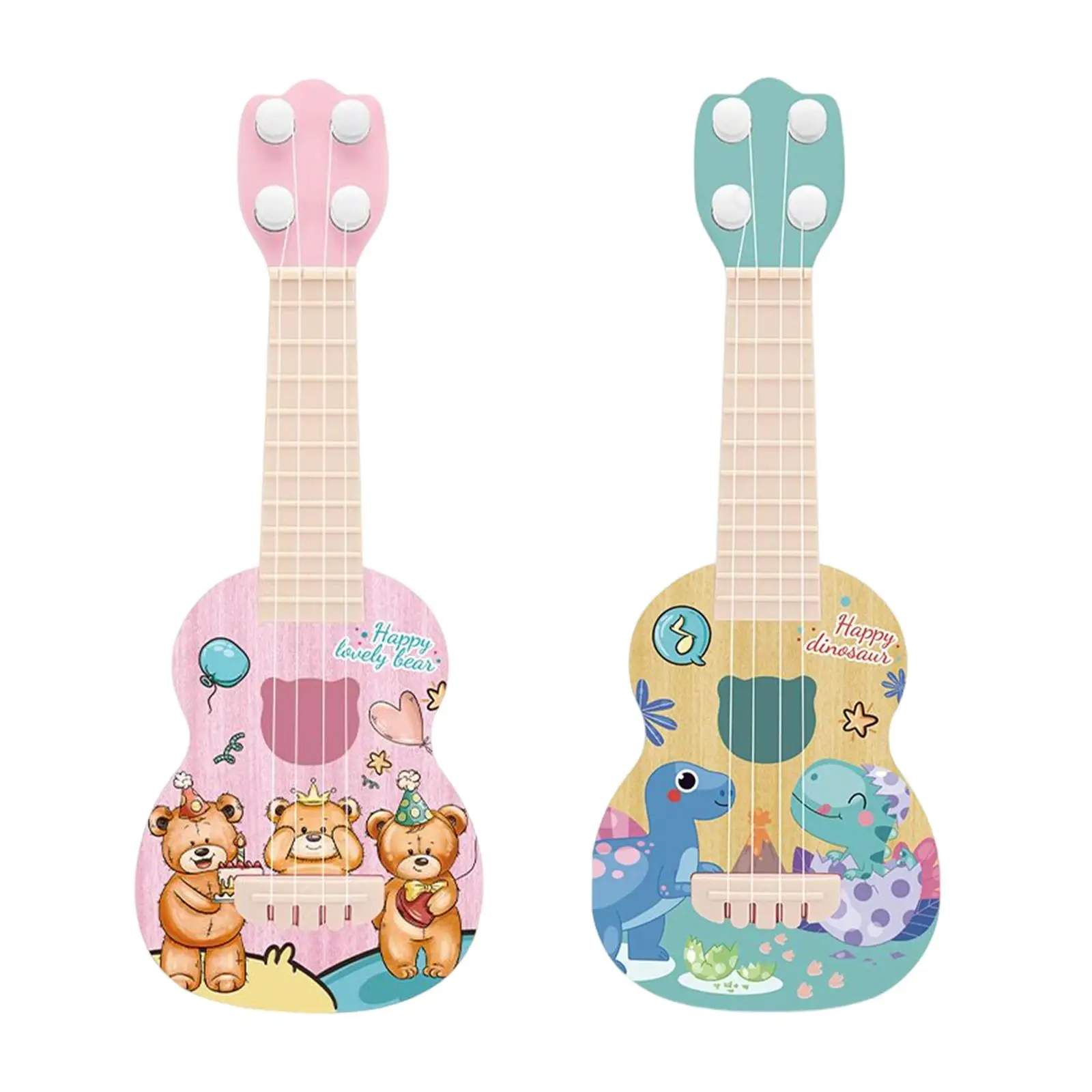 new Professional Ukulele Guitar Toy Skill Improving Portable Early Educational 4 2025 Strings Small Guitar for Boys Girls Birthday Gifts