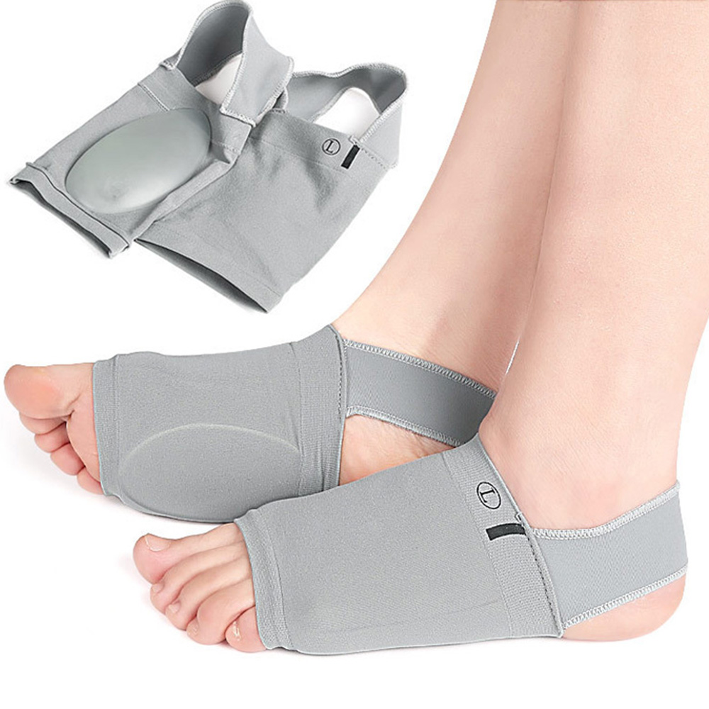 1pair Arch Support Sleeve Plantar Fasciitis Heel Spurs Strap Elastic new Gel Pad Arch Socks Insole Flat Foot Pain 2025 Relief Sleeve Sock