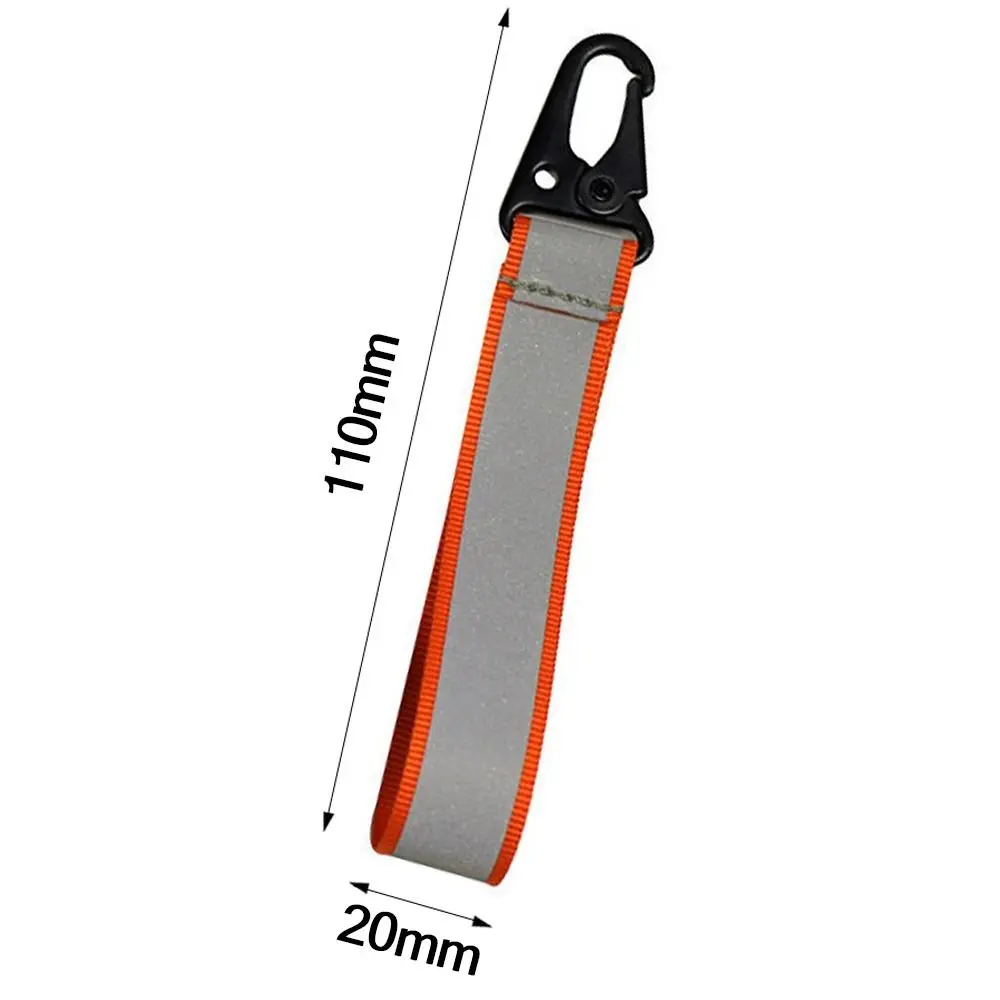 1PC Streamer Reflective Keychains High Visibility Safety Reflector Bag Pendant Keyings Accessories For Kids Women Men Gifts