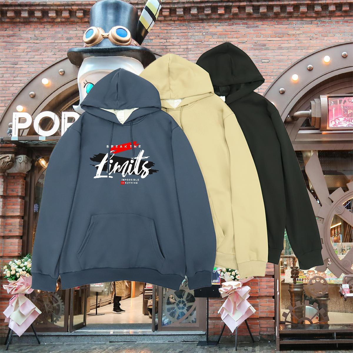 Custom Women Hoodie Breathable Loose Fit Women Tops Hoodie Black Oversized Hoody Cotton 350g Anime Printing Street