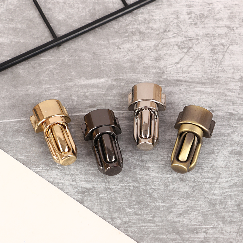 Durable Metal Column Tuck Lock Closure Catch Clasp Buckle Fasteners for Leather Bag Case Handbag Purse Accessories