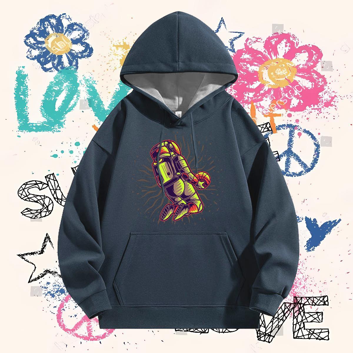 2024 New Hoodie For Man Breathable Classic Men's Hooded Sweatshirt DIY Pullover Hoodie Casual Thick Fleece