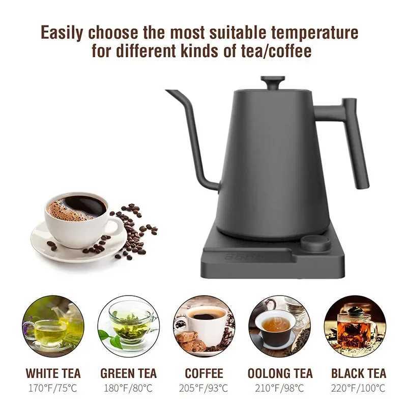 Gooseneck electric kettle with temperature control electric coffee pot for coffee and teapot coffee pot 110V/220V Y241102