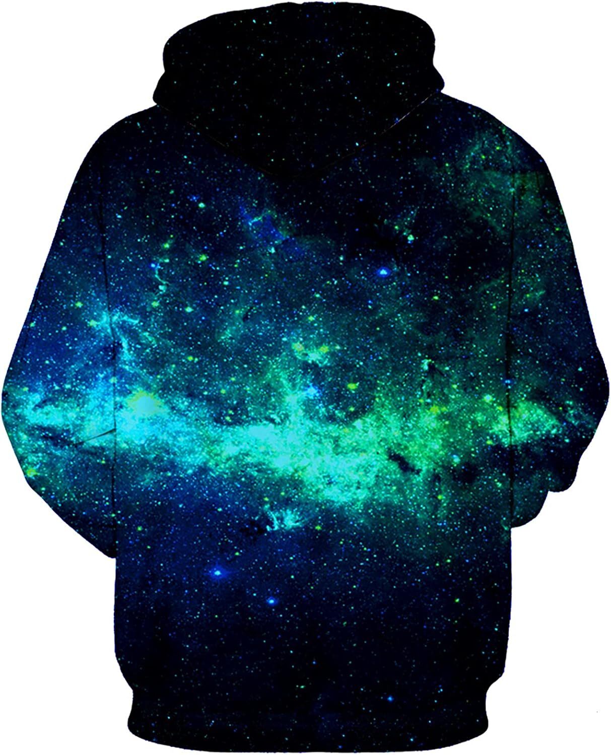 Hoodie for Mens Womens Unisex Hoodies Novelty Print 3D Patternv Hooded Pullover Sweatshirt with Firefly sky Pocket Graphic Hoodies sweatshirt Pullover