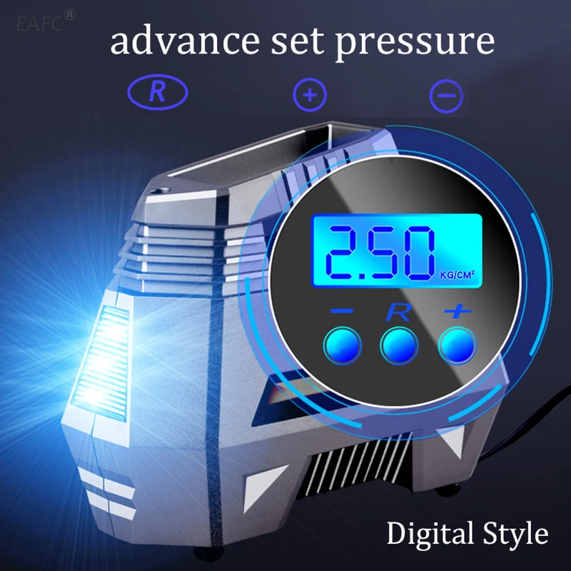 DC 12V 150PSI Portable Air Compressor Pump Tire Iator Car Tire new Pump with Digital Pressure Gauge 2025 Tire Air Injector Tyre Iat