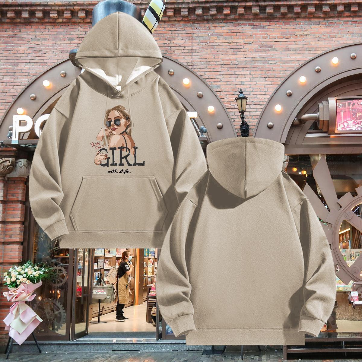 Free Shipping Hoodie Men Breathable Hooded Collar Cool Design Mens Hoodie Plus Size Cartoon Clothes Hoodie Street wear Hip Hop Thick Plush