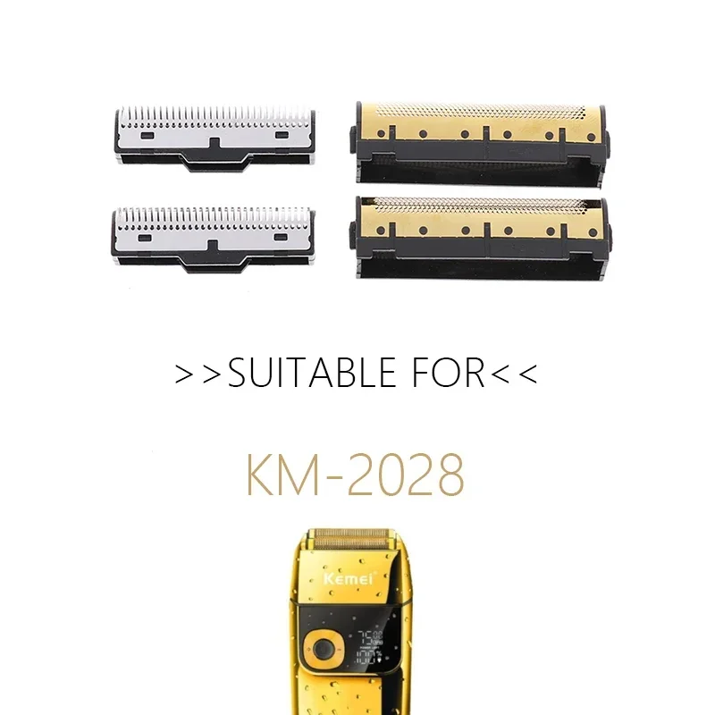 Replacement Blade for Kemei KM-2028 2027 TX8 Original Professional Blades Set new Hair 2025 Trimmer Clipper Barber Shaving Accessories