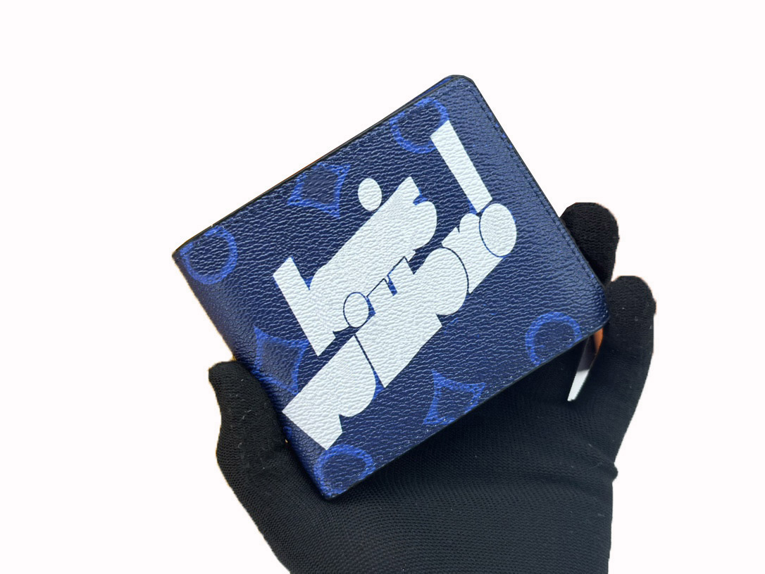 Men's Designer Multiple Wallet Fashion Stylist Shadow Short Purse Classic Floral & Letters Craggy Card Holder Premium Quality Brazza Small Clutch Bag with Box