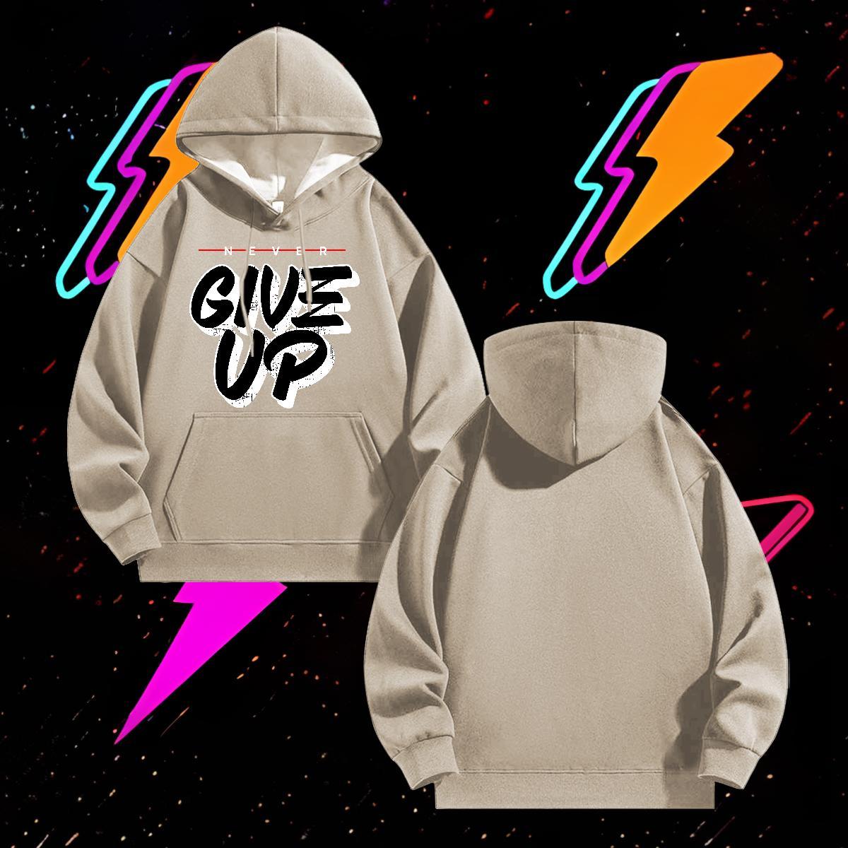 2024 DIY Men Hoodie Breathable High Quality Couples Hoodie DIY Logo Oversized Clothes High Street Hip Hop Velvet Thick