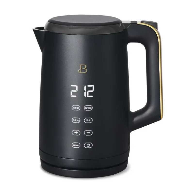 Drew Barrymores One Touch Electric Kettle Black Sesame Y241102