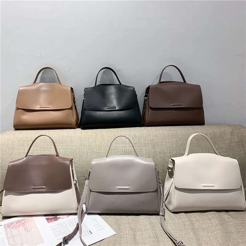Shoulder New Genuine Leather 2024 High Quality Casual Totes Ladies Messenger Bag Handbags Women Bags Designer s 4