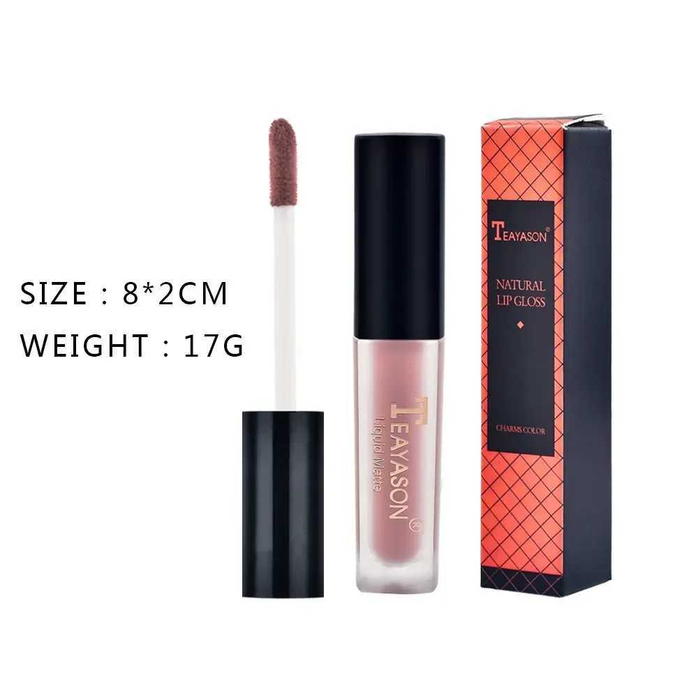 One womens fashionable liquid matte lipstick velvet lipstick nude makeup matte velvet natural moisturizing lipstick W241101
