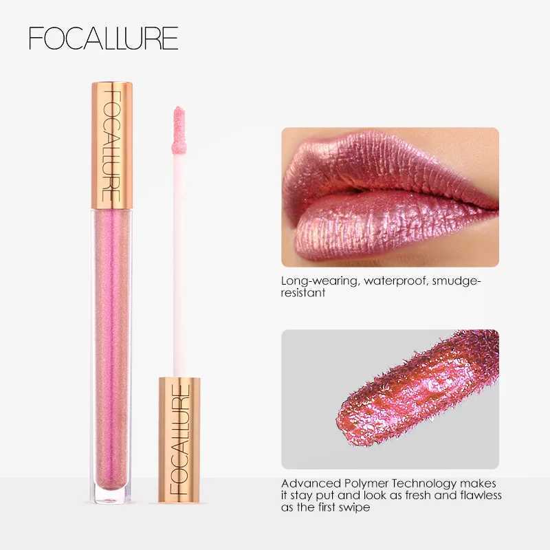 FOCALLURE 12 color chameleon lip gloss matte long-lasting bright moisturizing liquid lipstick beauty lipstick cosmetics W241101