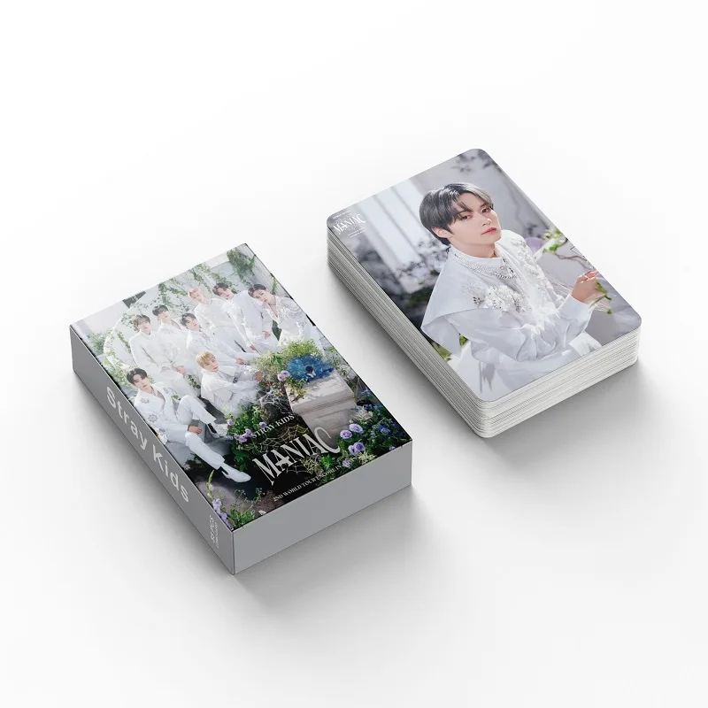 55Pcs/Set Kpop Photocards Stray Kids 2023 MANIAC Lomo 2025 New Album Cards Boys Straykids new Photo Card Postcard for Fans Collection