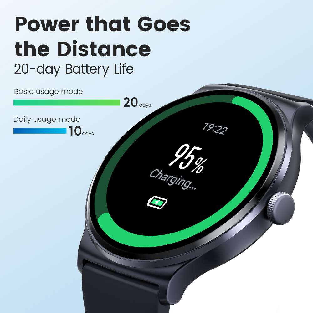 2025 HAYLOU Solar Lite Smart Watch 1.38" Display Bluetooth new 5.3 100+ Watch Faces SpO2 Heart Rate Monitor 20 Days Endurance Smartwatch