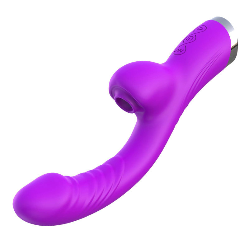 Vibrator For Women 2 In 1 Licking Machine Clitoris Stimulator G-Spot Powerful Vibro Dildo Wand Female Clit Sucker Adult Sex Toys 240307