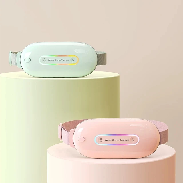 2025 PK Xiaomi new Warm Uterus Massager Relieve Menstrual Pain Waist Acupoints Vibrating Heating Pad Belly Wrap Belt Women Warm Palace Be