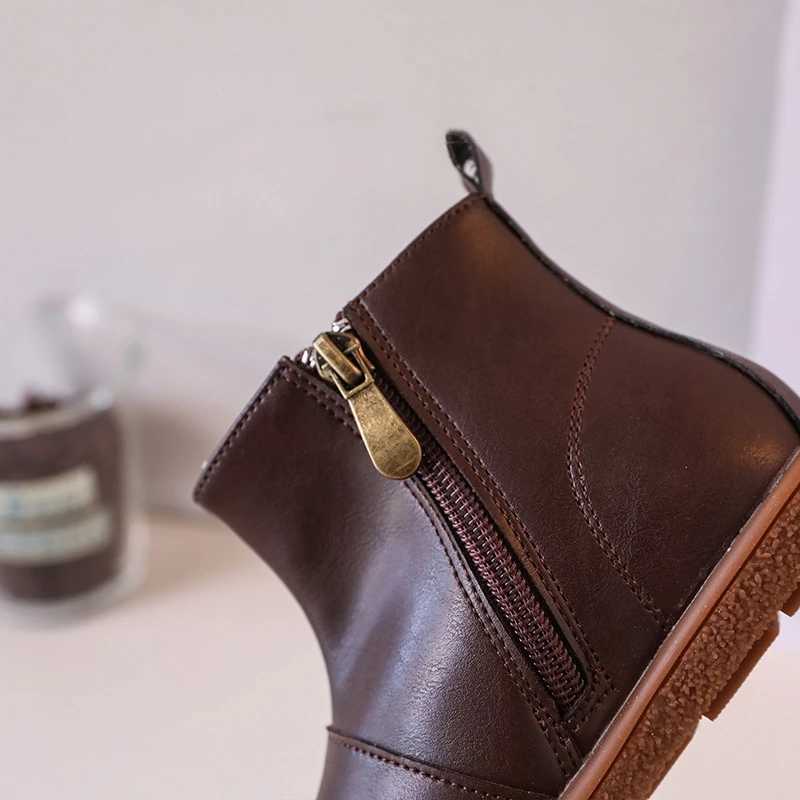 Winter baby girl snow boots soft high-quality grain denim boots childrens shoes warm plush lining boys fashionable boots childrens shoes M241102