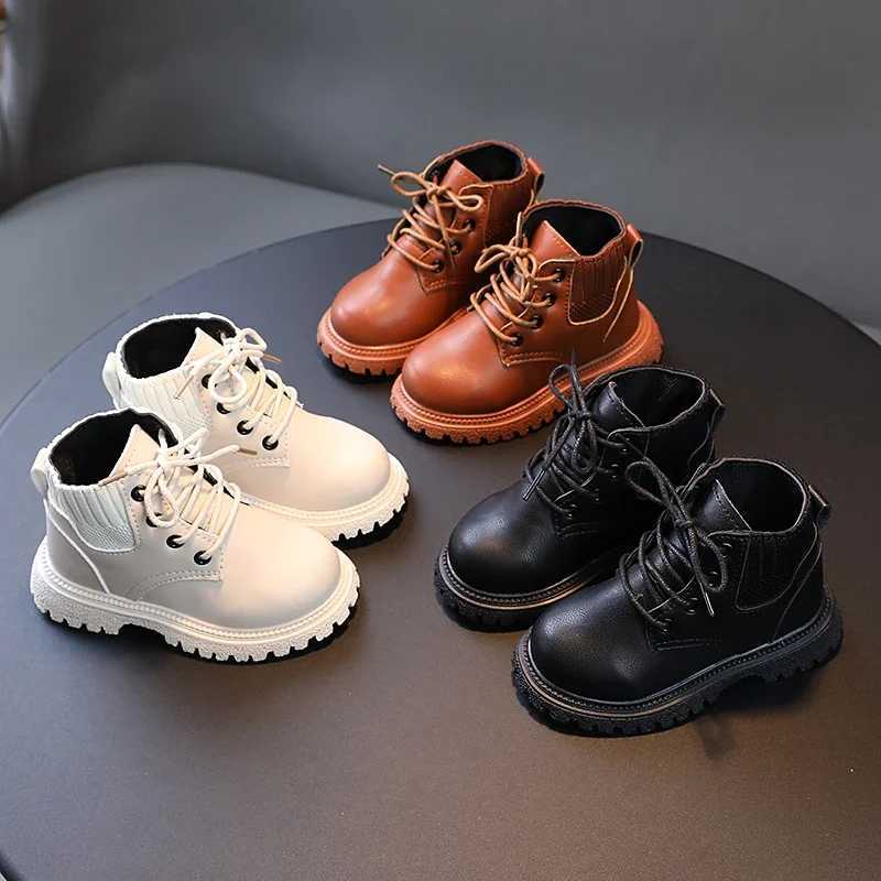 Versatile Korean Classic Kids Boys and Girls Short Boots New Simple Spring Breathable Side Zipper Childrens Casual Boots M241102