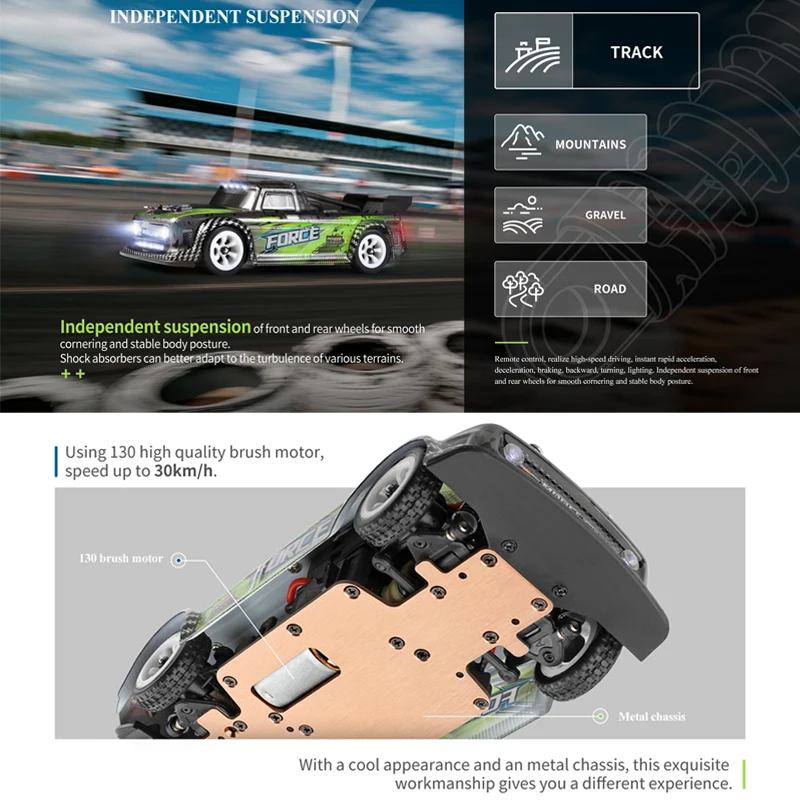 WLtoys 1:28 284131 30KM/H 2.4G Racing Mini RC Car 4WD Electric High Speed Remote Control new Drift Toys 2025 for Children Gifts