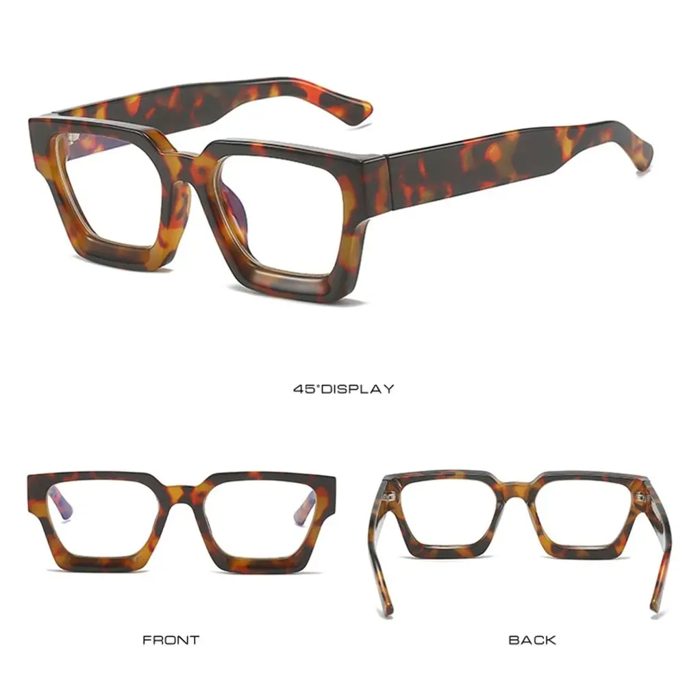 Trendy Anti-blue Light Glasses Vintage Small Square Computer Glasses Men Women Retro Ins Popular Eyewear