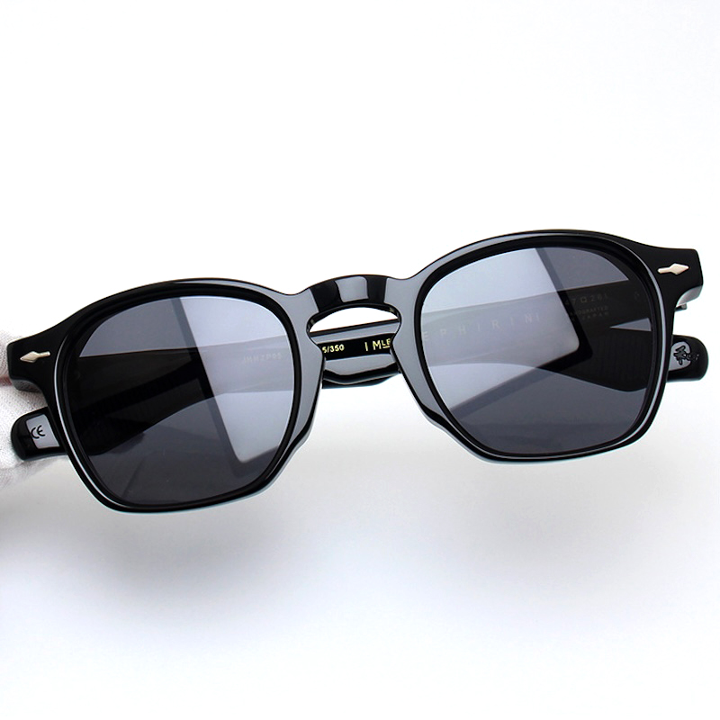 ZEPHIRIN 47-26 Acetate Sunglasses Designer Handmade TOP Quality High Round Glasses Thick Retro Vintage Steampunk for Men Women Optical Handcrafted in 