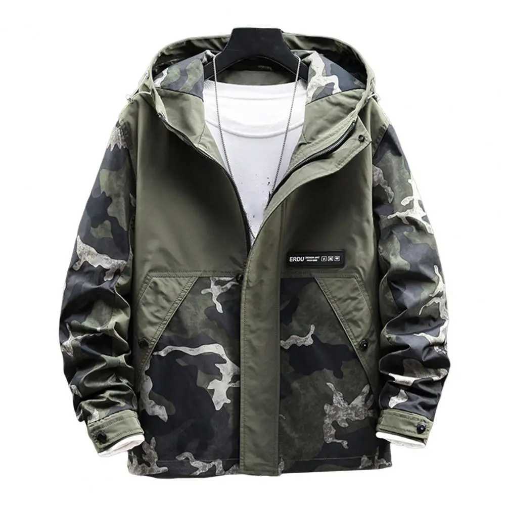 Mens Jacket Washable Mens Hoodie Spring Autumn Strtwear Trendy Relaxing Fit Printed Windbrr W241102